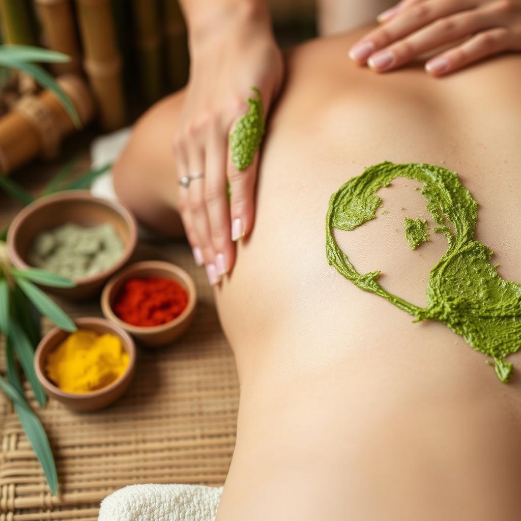 Herbal body scrub treatment at Inner Peace Ayurvedic Spa Varkala Herbal body scrub treatment at Inner Peace Ayurvedic Spa Varkala