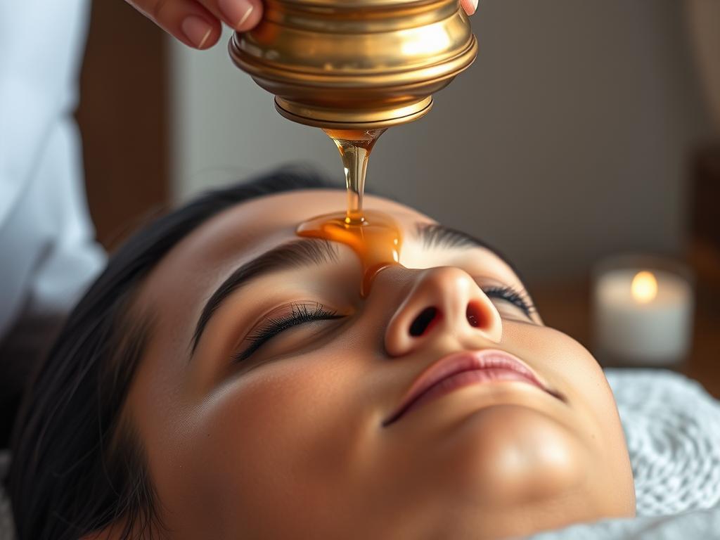 Shirodhara treatment at Inner Peace Ayurvedic Spa Varkala Shirodhara treatment at Inner Peace Ayurvedic Spa Varkala