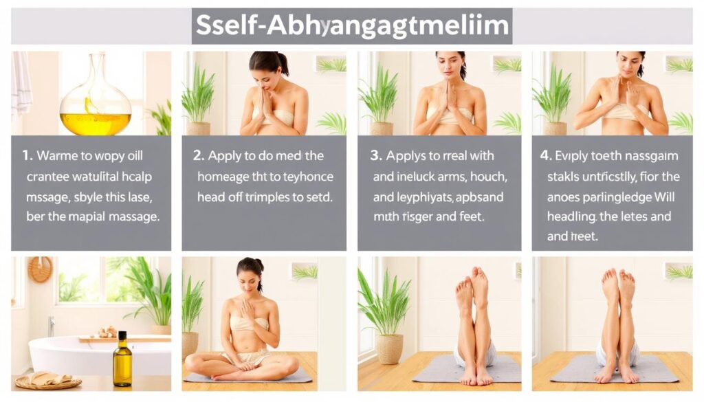 Step-by-step guide for self-Abhyangam at home Step-by-step guide for self-Abhyangam at home